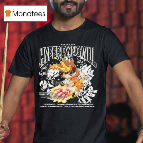 Vongola Decimo Hyper Dying Will T Shirt