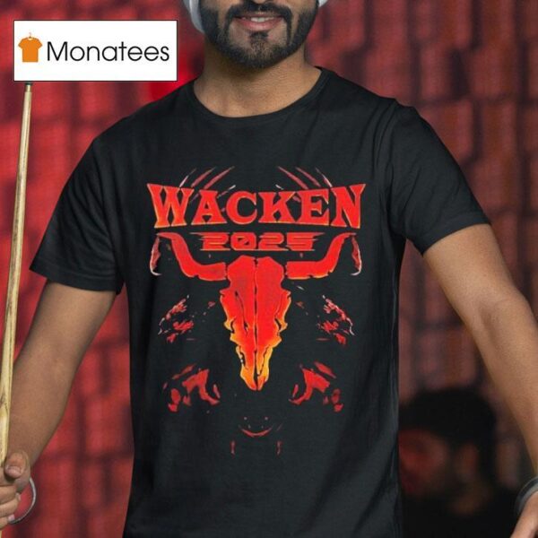 Wacken Open Air X Raven Bullhead Festival On July August T Shirt