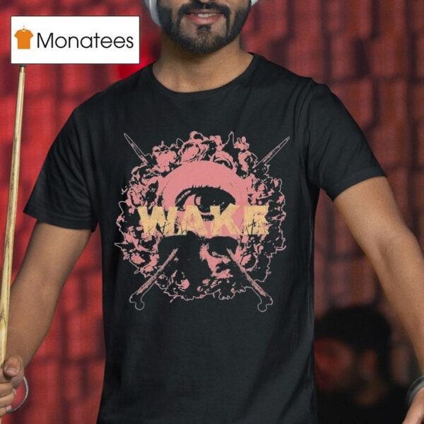 Wake Death Skull T Shirt