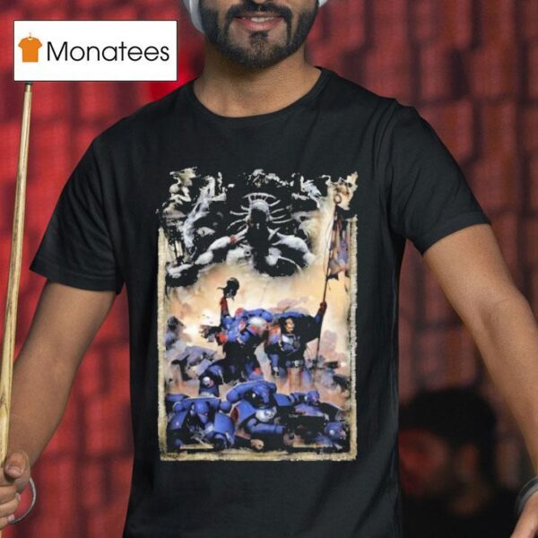 Warhammer Space Marines Crimson Fists T Shirt