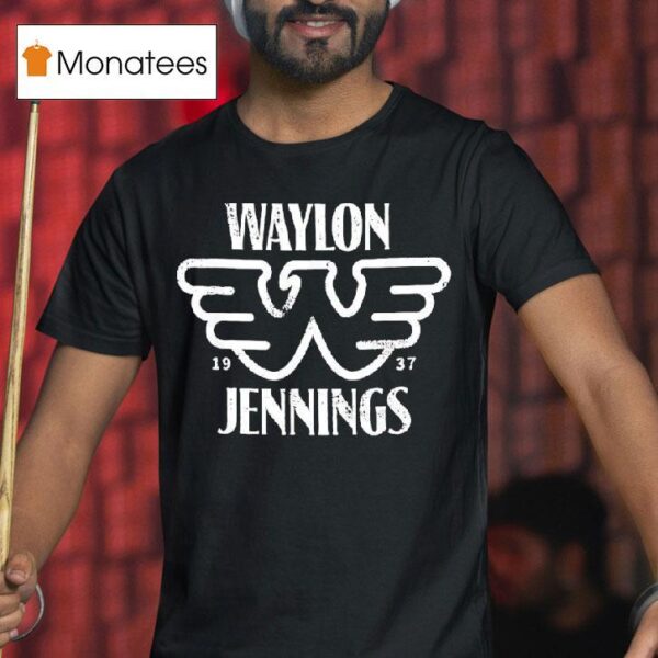 Waylon Jennings Logo T Shirt
