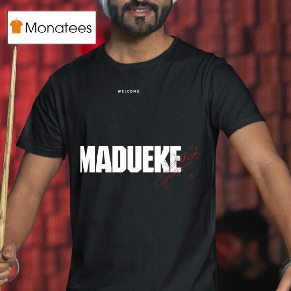 Welcome Noni Madueke Arsenal Signature T Shirt