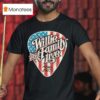 Willie Nelson Willie And Family Live Since Guitar Pick Logo T Shirt