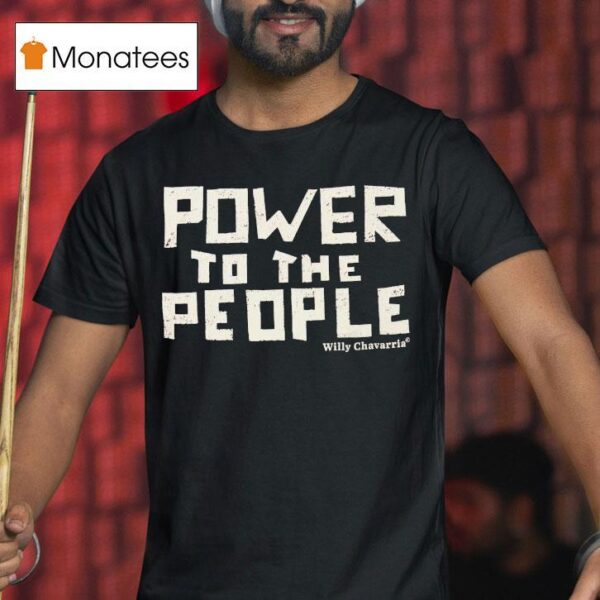 Willy Chavarria Power To The People T Shirt