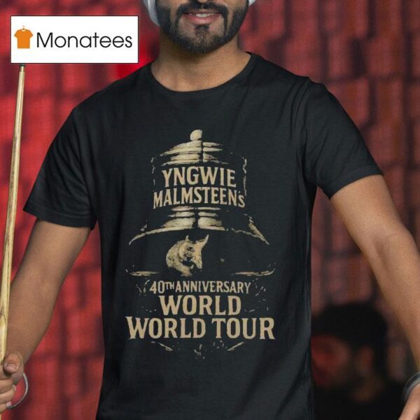 Yngwie Malmsn Legacy Forged In Strings World Tour Th Anniversary T Shirt