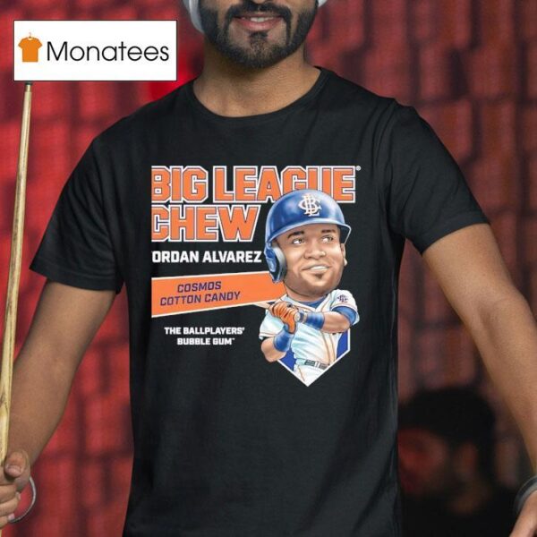 Yordan Alvarez Big League Chew Cosmos Cotton Candy The Ballplayers Bubble Gum T Shirt