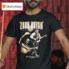 Zach Bryan Bst Hyde Park London Event Guitar Photo T Shirt