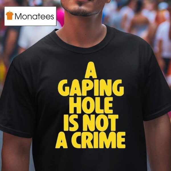 A Gaping Hole Is Not A Crime T Shirt
