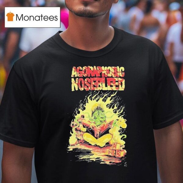 Agoraphobic Nosebleed Tentacle Book T Shirt