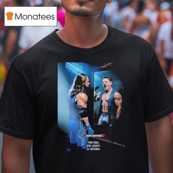 Aj Styles Tna Wrestling Reunion Two Eras One Legacy T Shirt