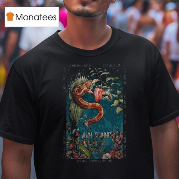 Alain Johannes Acoustic Tour Europe T Shirt