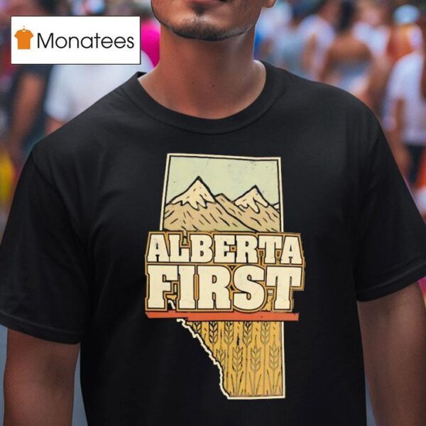 Alberta First Vintage T Shirt