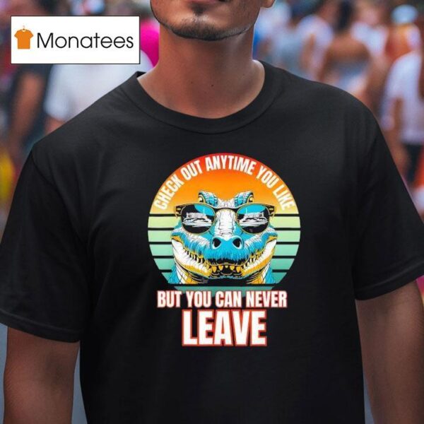 Alcatraz Vibes Gator Locked In Mentally Checked Ou T Shirt