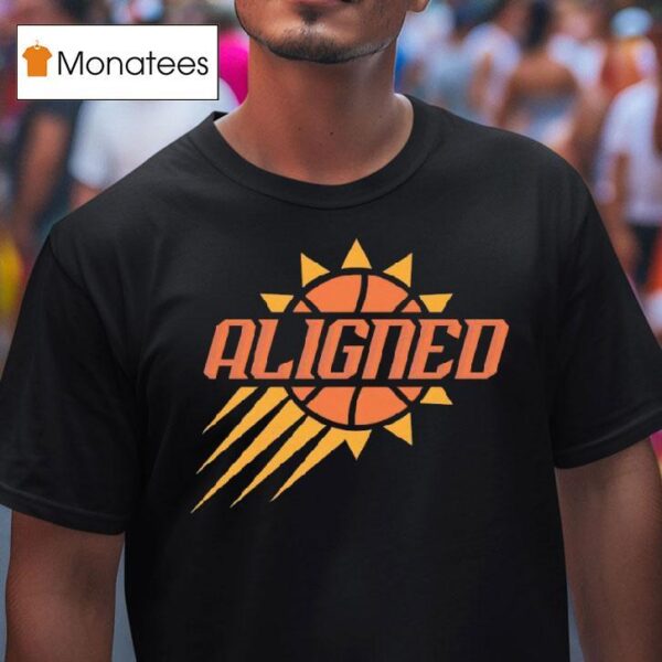 Aligned As Phoenix Suns Logo T Shirt