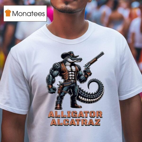 Alligator Alcatraz Florida Everglades Prison Cowboy T Shirt