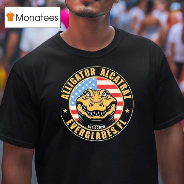 Alligator Alcatraz Florida Everglades T Shirt