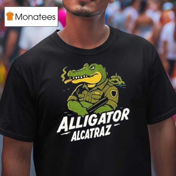 Alligator Alcatraz Gator Cigarettes T Shirt