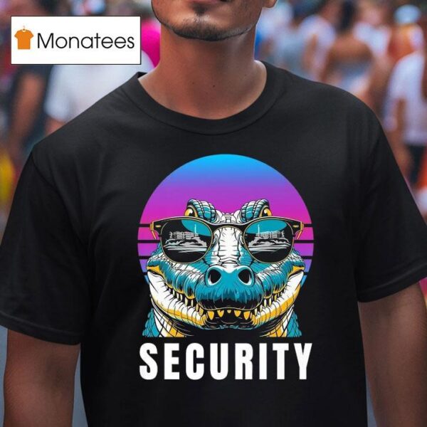 Alligator Alcatraz Security Prison Guard Crocodile T Shirt