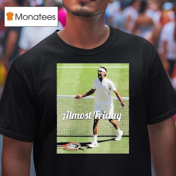 Almost Friday Taylor Fritz Wimbledon T Shirt
