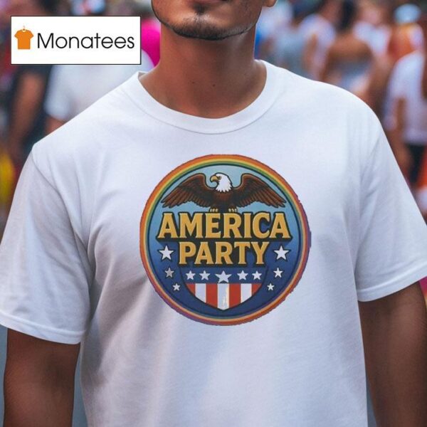 America Party Eagle T Shirt