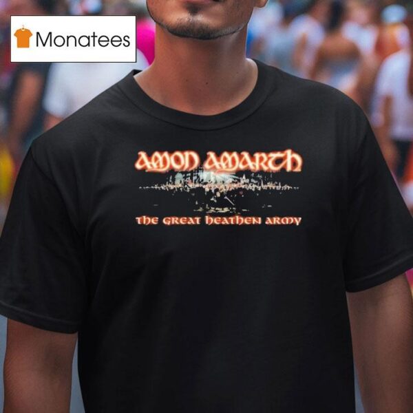 Amon Amarth The Great Heathen Army Tour T Shirt