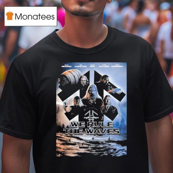Amon Amarth We Rule The Waves Single T Shirt