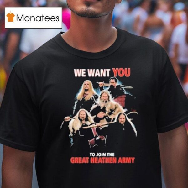 Amon Amarth We Want You To Join The Great Heathen Army T Shirt