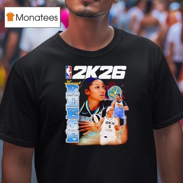 Angel Reese Nba K Chicago Sky Basketball T Shirt