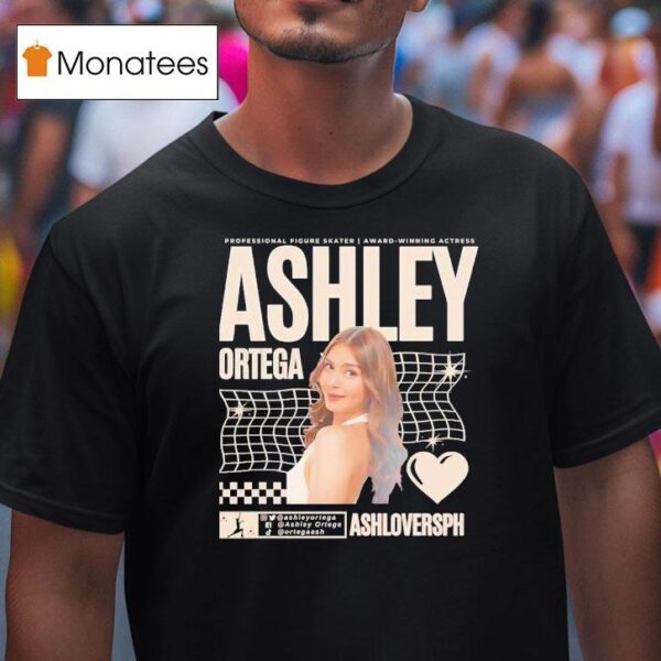 Ashley Ortega Professional Figure Skater Award Winning Actress T Shirt