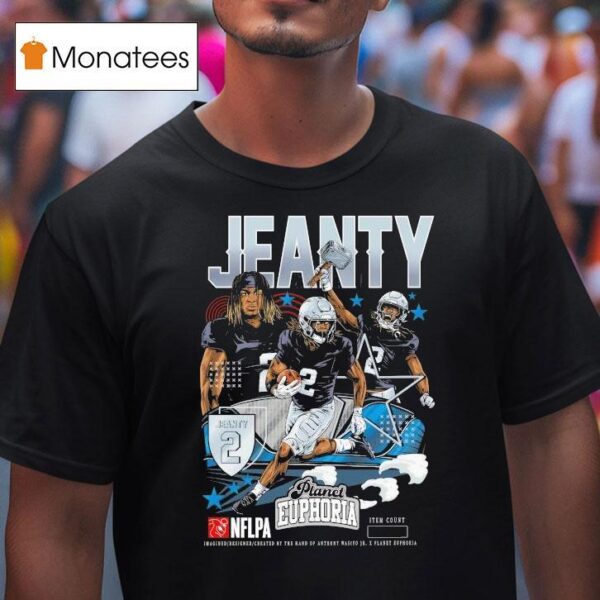 Ashton Jeanty Nflpa Planet Euphoria T Shirt