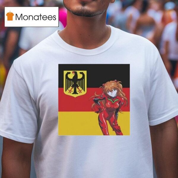 Asuka Langley Soryu Germany Evangelion T Shirt