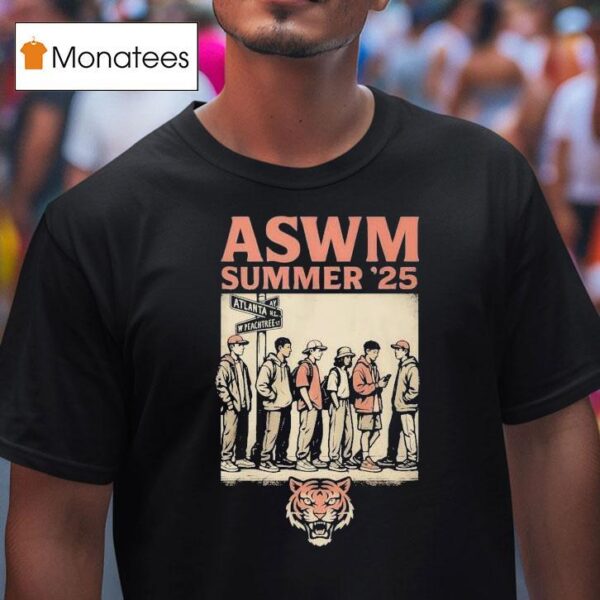 Aswm Summer Atlanta Tiger T Shirt