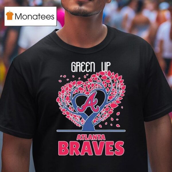 Atlanta Braves Green Up Tree T Shirt