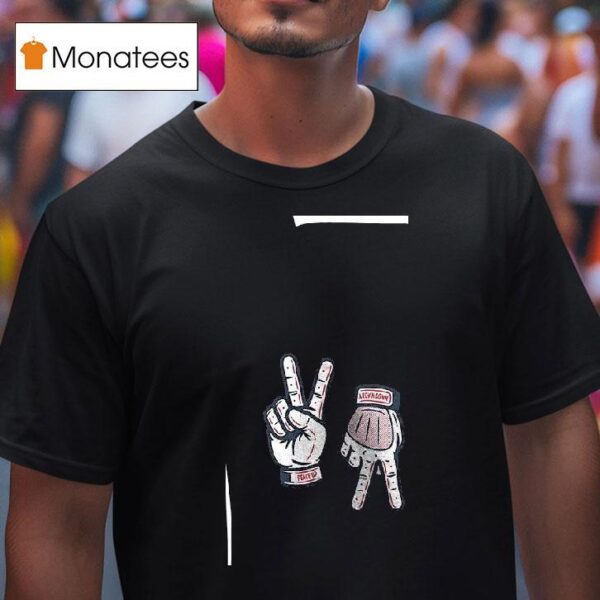 Atlanta Braves X Usher A Town Down Peace Up T Shirt