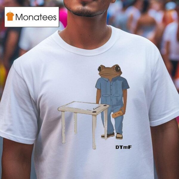 Bad Bunny Deb Tirar Ms Fotos Concho Table Frog T Shirt