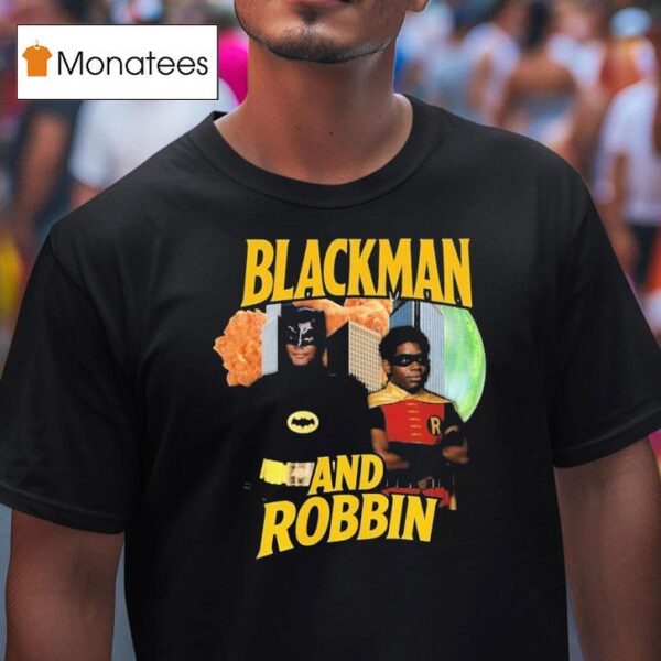 Batman Blackman And Robbin T Shirt