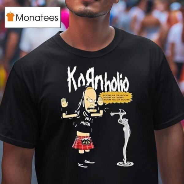 Beavis And Butt Head Darkwear Kornholio T Shirt