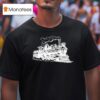 Benjamin Tod The Lost Dog Street Band Train Logo T Shirt