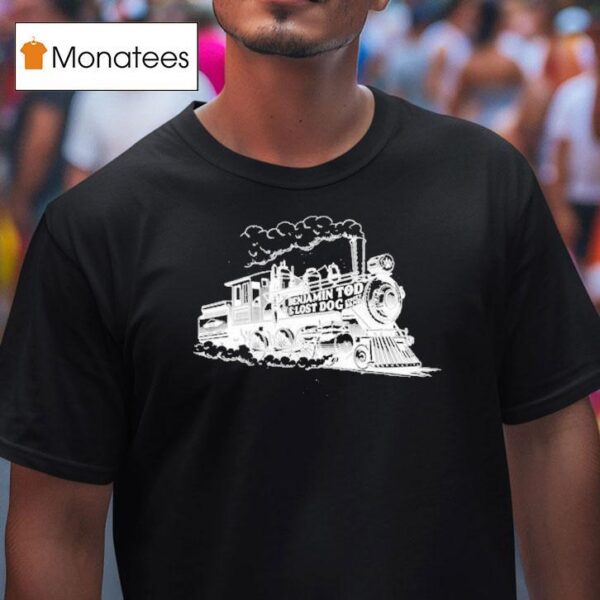 Benjamin Tod The Lost Dog Street Band Train Logo T Shirt