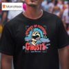Beware Of Flashing Ghost Game Over Halloween T Shirt