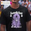Bewitcher Biker Witch The Devil Always Mins With Rock N Roll T Shirt
