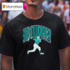 Big Dumper Moonshot Cal Raleigh Seattle Mariners Baseball T Shirt