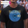 Billy Bragg The Roaring Forty Tour T Shirt