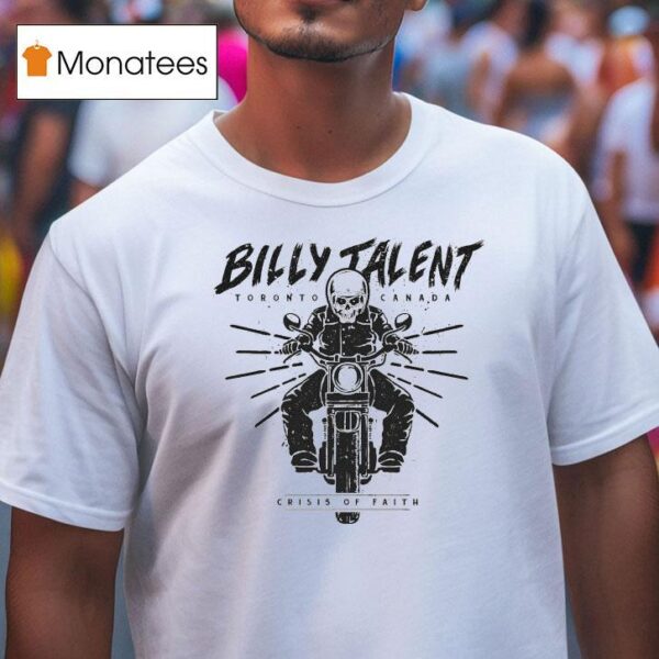 Billy Talent Crisis Of Faith Toronto Canada Ghostfaith Killa Tour T Shirt