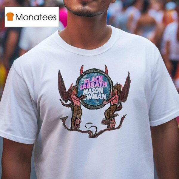 Black Sabbath Mason Newman Cherub T Shirt