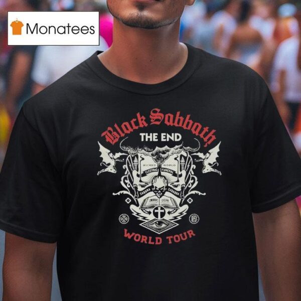 Black Sabbath The End Scripture World Tour T Shirt