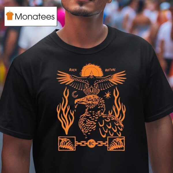 Black Vulture Bird Collective T Shirt