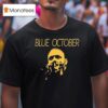 Blue October Midnight Foil T Shirt