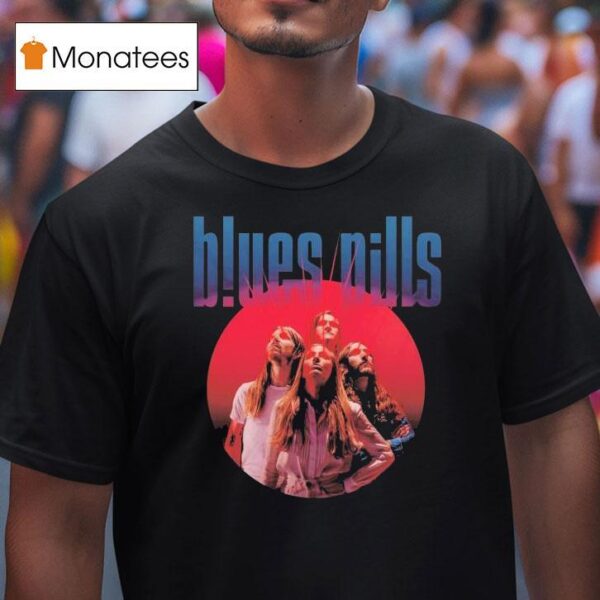Blues Pills Laser Eyes T Shirt