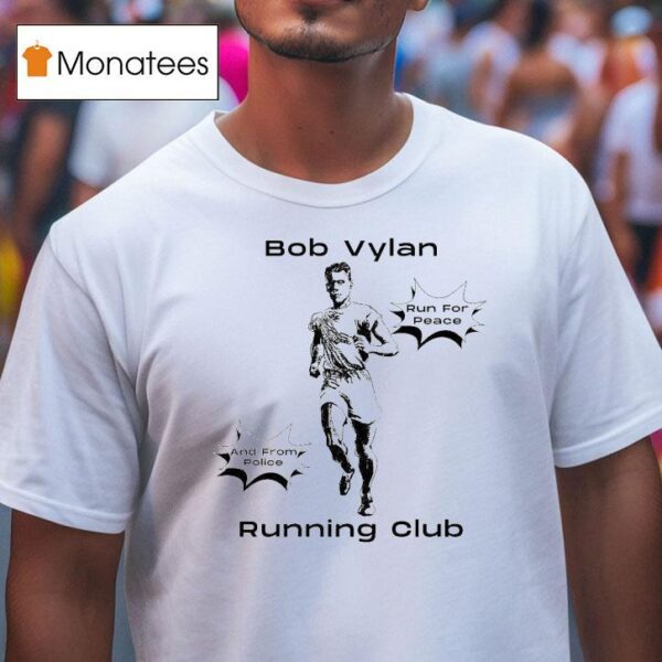 Bob Vylan Run For Peace And From Police Running Club T Shirt